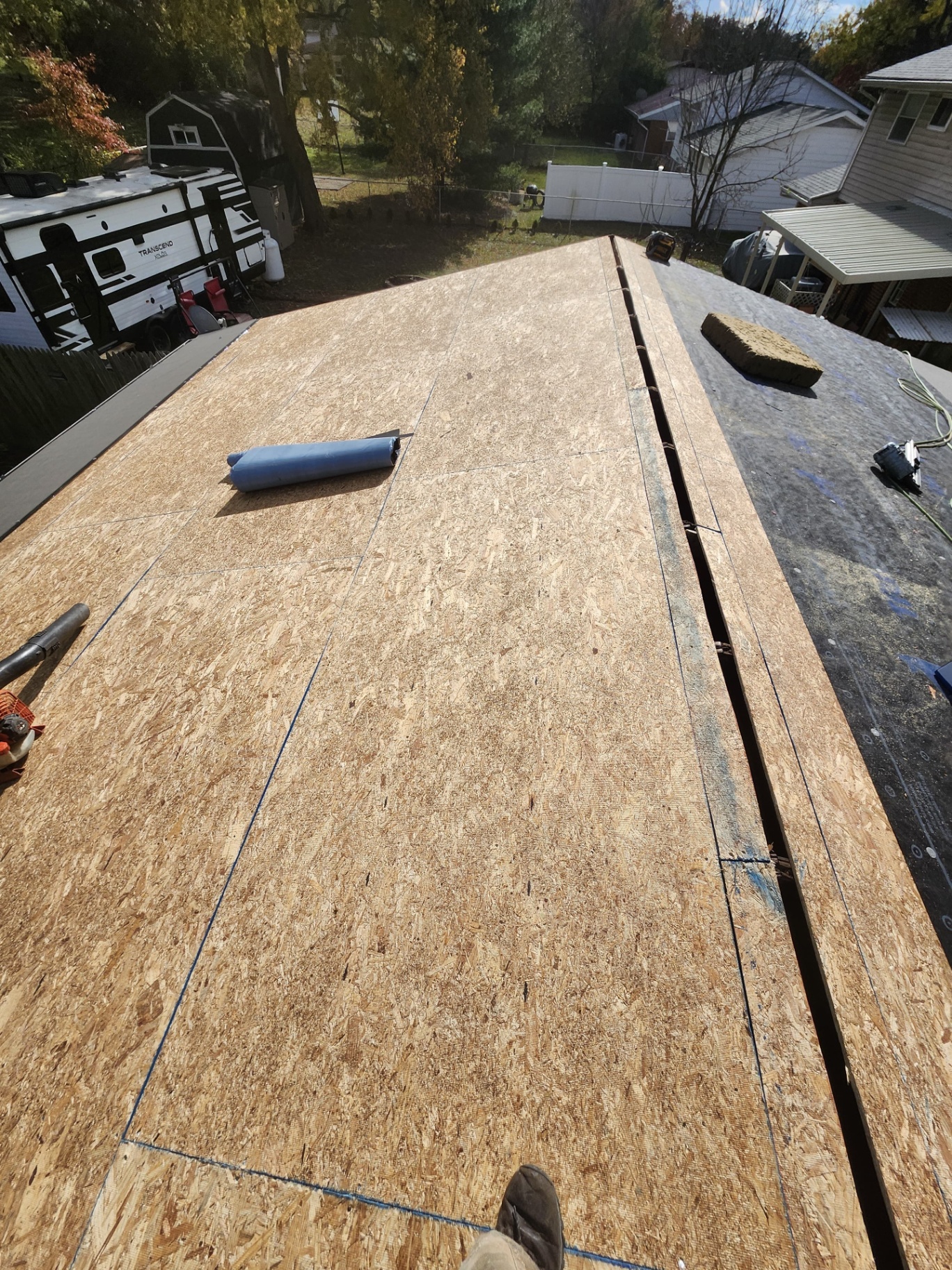 New Roof Sheathing