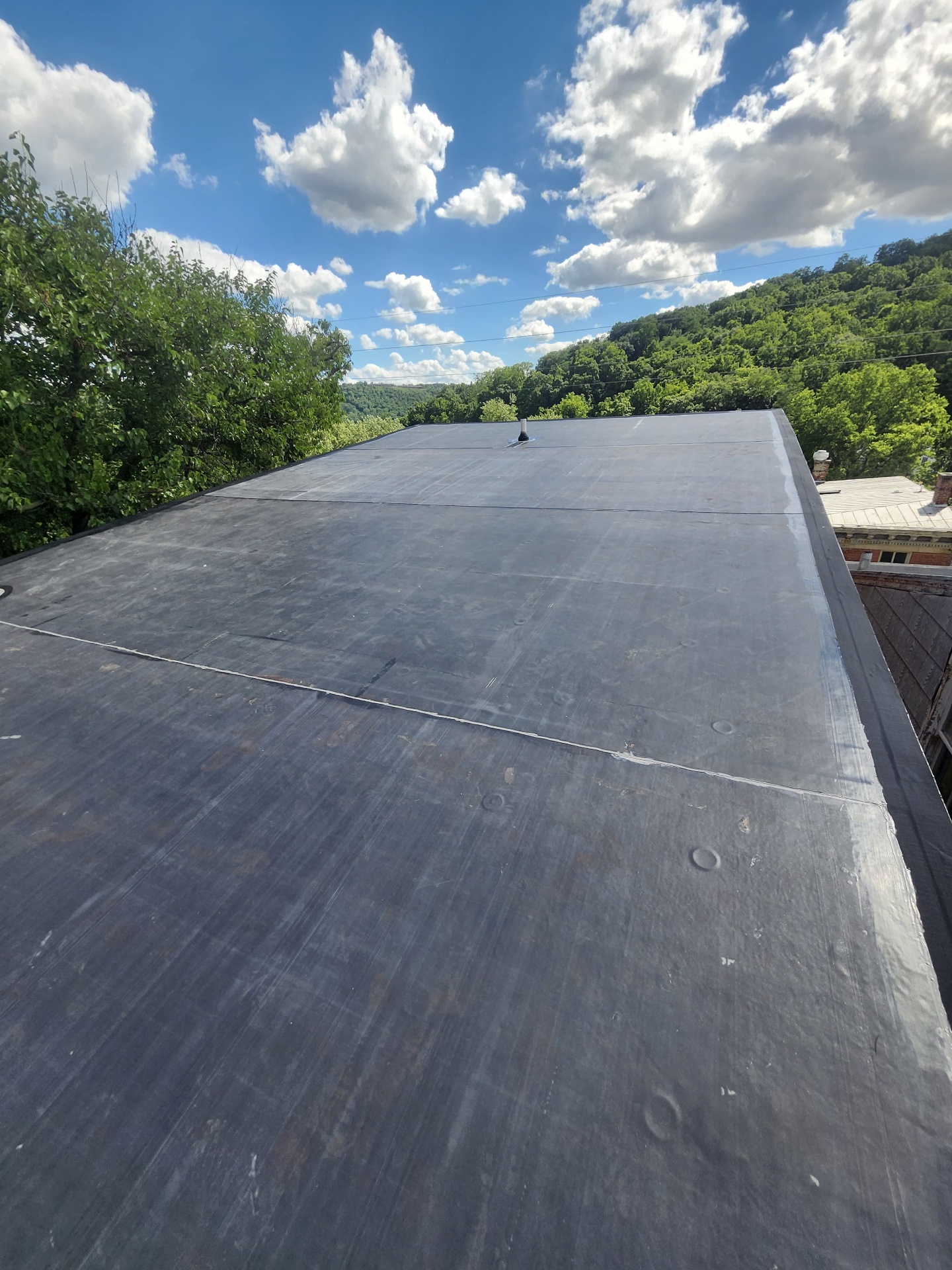 Flat Rubber Roof
